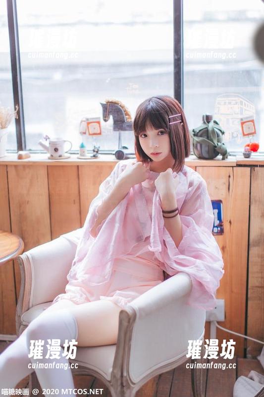喵糖映画 喵糖映画的图片合集:鲜嫩短发少女,温柔又有点俏皮